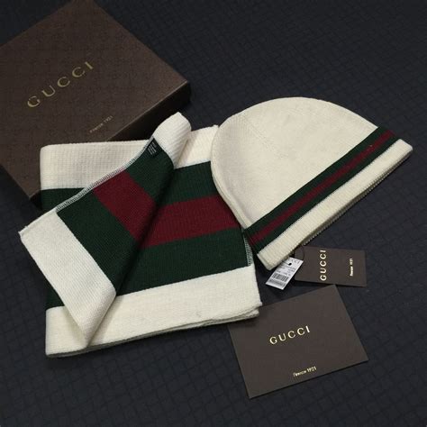 gucci beanie and scarf set